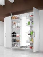 armoire double coulissante et pivotante de cuisine